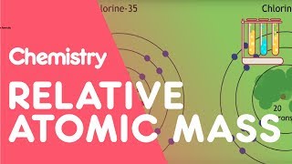 How To Calculate Relative Atomic Mass  Chemical Calculations  Chemistry  FuseSchool [upl. by Jonette]