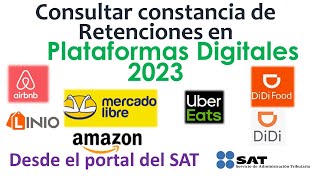 Consultar Constancia de Retenciones  SAT 2022 [upl. by Annoyik455]