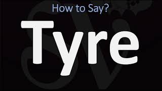 How to Pronounce Tyre BIBLE Lebanon [upl. by Stinson]