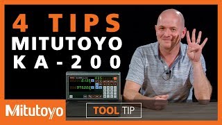 Mitutoyo KA Counter  Top 4 Tips for Machine Shops [upl. by Annehs]