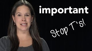 How to Pronounce IMPORTANT  American English [upl. by Erna]