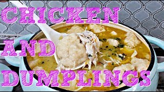 Easy Chicken And Dumplings Recipe  A Comfort Food Favorite  Simply Mama Cooks [upl. by Lark944]