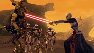 Star Wars The Clone Wars Yoda toying with Asajj Ventress [upl. by Melborn869]