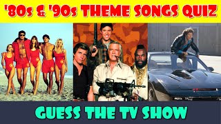 Guess the 80s amp 90s TV Show Theme Songs [upl. by Collette]