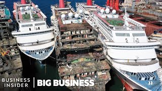 How 300 Million Cruise Ships Are Demolished  Big Business [upl. by Llerod]