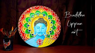 Crafting serenity Buddha Lippan Art Tutorial [upl. by Otxis]