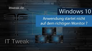 Windows 10  Anwendungen im Vollbild auf bestimmten Monitor starten mit Trick  Multi Monitor Setup [upl. by Anawek394]