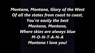 MONTANA Official STATE ANTHEM Song Lyrics Words Text trending sing along not Hannah Zappa [upl. by Aneehsor]