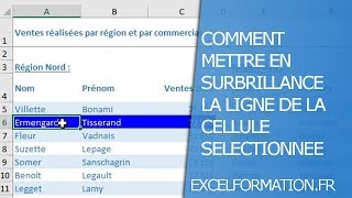 Comment surligner la ligne de la cellule sélectionnée [upl. by Jaco31]