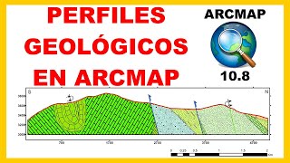 PERFILES GEOLÓGICOS EN ARCMAP [upl. by Sancha368]