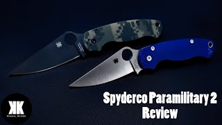 Spyderco Paramilitary 2 Review  Why So Popular [upl. by Ennaer993]