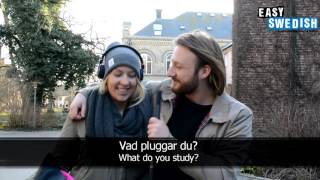 Easy Swedish 2  What do you study [upl. by Aranahs]