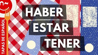 Los verbos haber estar y tener en español [upl. by Wichman]