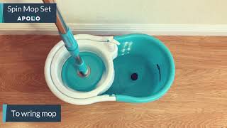 Easy wringing Spin Mop amp Bucket Set [upl. by Mechelle500]