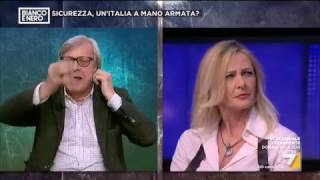 Sgarbi vs Costamagna su ristoratore di Lodi Ha fatto poco a ucciderne uno solo [upl. by Sorce]