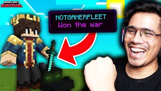 I Went On WAR In Fleet Kingdom 😎  Minecraft [upl. by Lobel614]