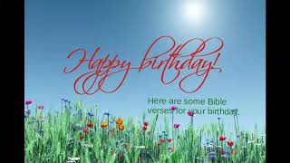 Bible Verses for your Birthday [upl. by Annert535]