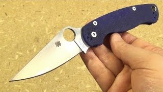 Spyderco Paramilitary 2 Review quotBlurplequot [upl. by Langley419]