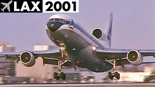 3 HOURS of Plane Spotting LAX Los Angeles 2001 [upl. by Alekat]