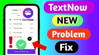 TextNow Signup Problem Solve  Letest Trick  TextNow Area Code Problem Solve [upl. by Yenor]