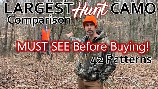 Largest Camo Comparison for the Whitetail Woods  42 Patterns [upl. by Lienet158]