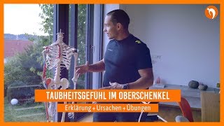 Taubheitsgefühl im Oberschenkel 🔸 Erklärung  Ursachen  Übungen [upl. by Otila]