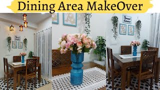 Dining Area MakeOver  Dining Room Decor Ideas  NitzLifeStyle [upl. by Sheba]