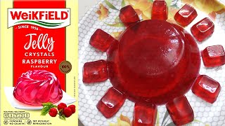 Weikfield Jelly Crystals Raspberry  Weikfield Jelly Powder [upl. by Anyaj]