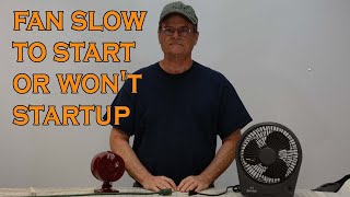 Fan slow to start or wont startup  Easy Fix [upl. by Towbin710]