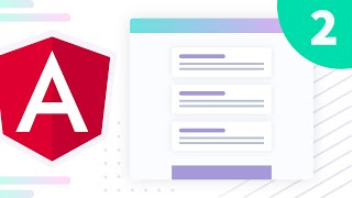 Creating the UI Angular  2 Build a Notes App w Angular [upl. by Boyt607]