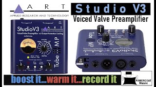 ART Studio V3 Voiced Valve Preamplifier Why and How I Use It [upl. by Nadean]