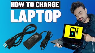 How To Charge Laptops  Laptop Ko Charging Per Kaise Lagaen  लॅपटॉप चार्ज कैसे करे [upl. by Aggappe931]