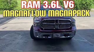 2017 RAM 36L V6 EXHAUST w MAGNAFLOW MAGNAPACK [upl. by Blinni]