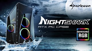 Sharkoon NIGHT SHARK ATX PC CASE [upl. by Aridaj]