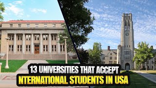 13 Universities in USA Accepting Most International Students [upl. by Lesoj]