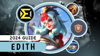 Edith Guide 2024 New Best Build Emblem Set for Edith  Mobile Legends [upl. by Cruce879]