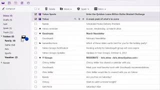 How to Organize Your Yahoo Email Inbox [upl. by Vittoria]