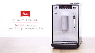 Caffeo® Solo® amp Milk  Tutorial cleaning bean to cup coffee machine [upl. by Notneiuq587]