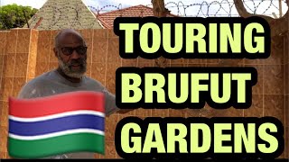 Walking Around Subdivision Brufut Gardens in The Gambia [upl. by Nawud]