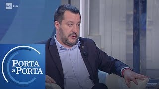 Matteo Salvini sulla legittima difesa  Porta a porta 10012019 [upl. by Rosenthal]