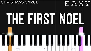 Christmas  The First Noel  EASY Piano Tutorial [upl. by Sivrup]