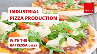 IMPRESSA pizza  Industrial pizza production  FRITSCH [upl. by Temhem]