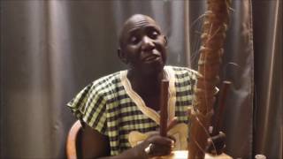 Jali Alagi MBye  storytelling from the Gambia THE KORA STORY [upl. by Acinna]