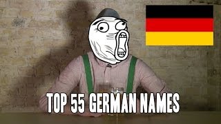 Top 55 German Names Male Version  CopyCatChannel [upl. by Strep]