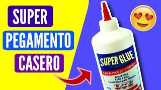 Cómo hacer PEGAMENTO CASERO FÁCIL MANUALIDADES FÁCILES [upl. by Sairtemed]