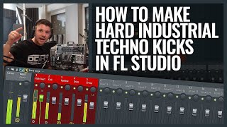 How To Make Hard Industrial Techno Rumble Kicks FL Studio Tutorial [upl. by Rochette219]