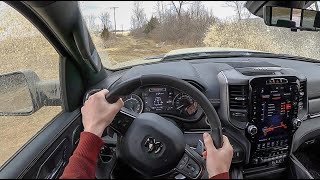 2021 RAM 1500 TRX  POV Test Drive Binaural Audio [upl. by Yelac674]