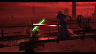 Yoda vs Darth Sidious 4K HDR  Star Wars The Clone Wars [upl. by Llekcir]