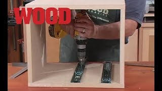 How to Install Drawer Slides in Cabinets  WOOD magazine [upl. by Fredella]