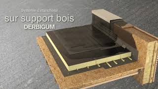 Comment installer une étanchéité bitumineuse sur support bois  Derbigum [upl. by Linden]